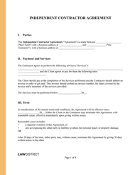 Independent Contractor Agreement