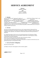 Service Agreement Template